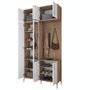 Hanah Home Soporte de Entrada EA153 - 4633 Nogal y Blanco